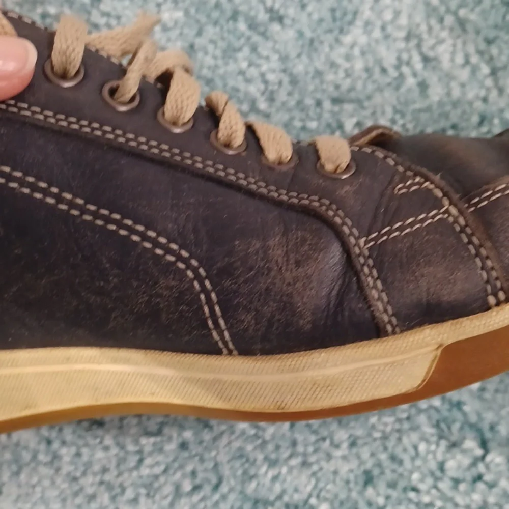 COLE HAAN Men's Blue Leather Sneakers size 9 M - Picture 10 of 16